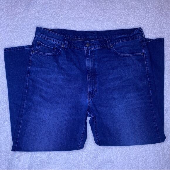 Levi’s 550 Relaxed Fit Dark Blue Denim Jean 44.30 - Picture 6 of 9